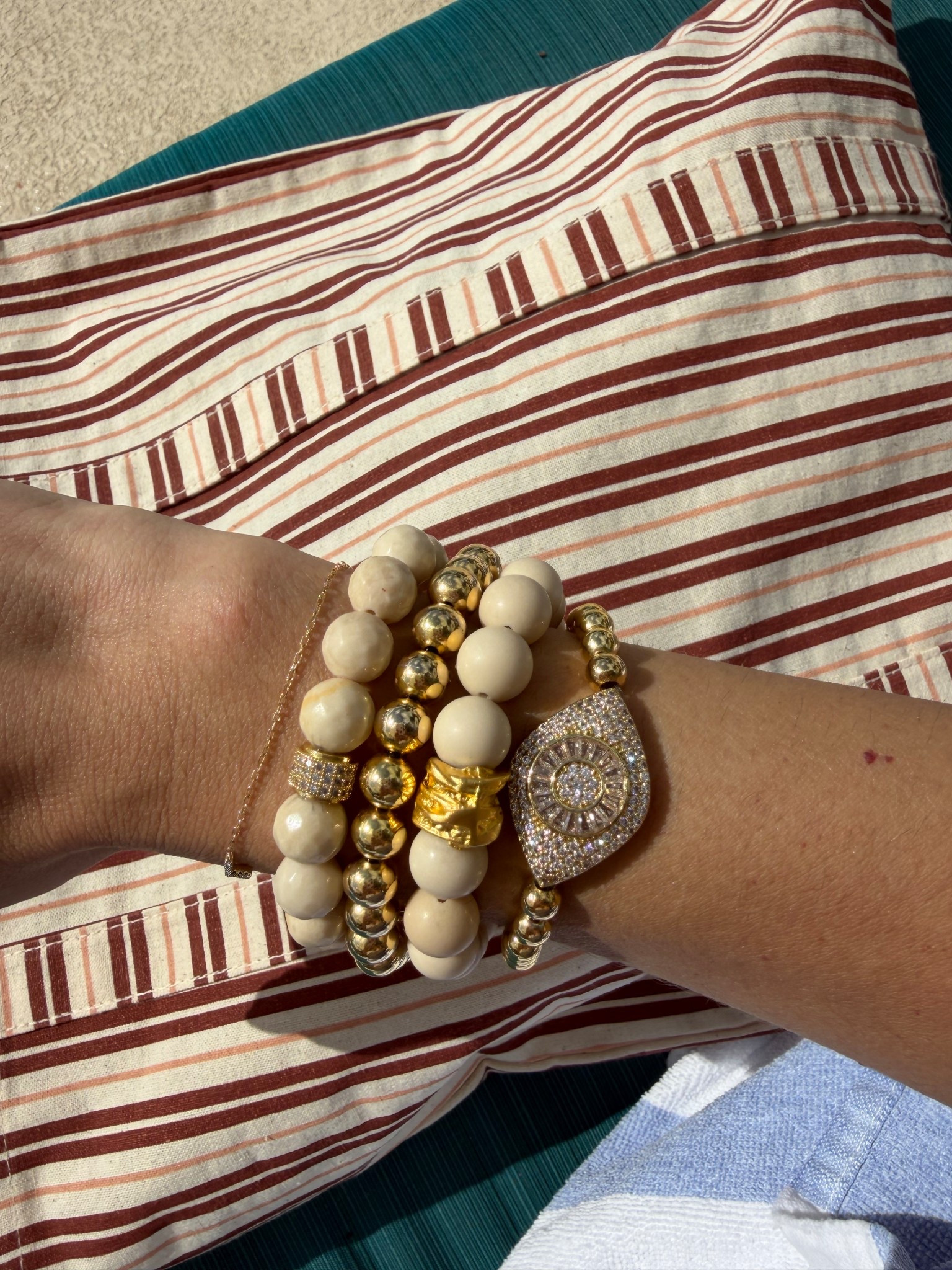 These bracelets are the perfect addition to any spring and summer outfit! I brought them to the beach and wore them so much!!!

#LTKSwim #LTKTravel #LTKSeasonal