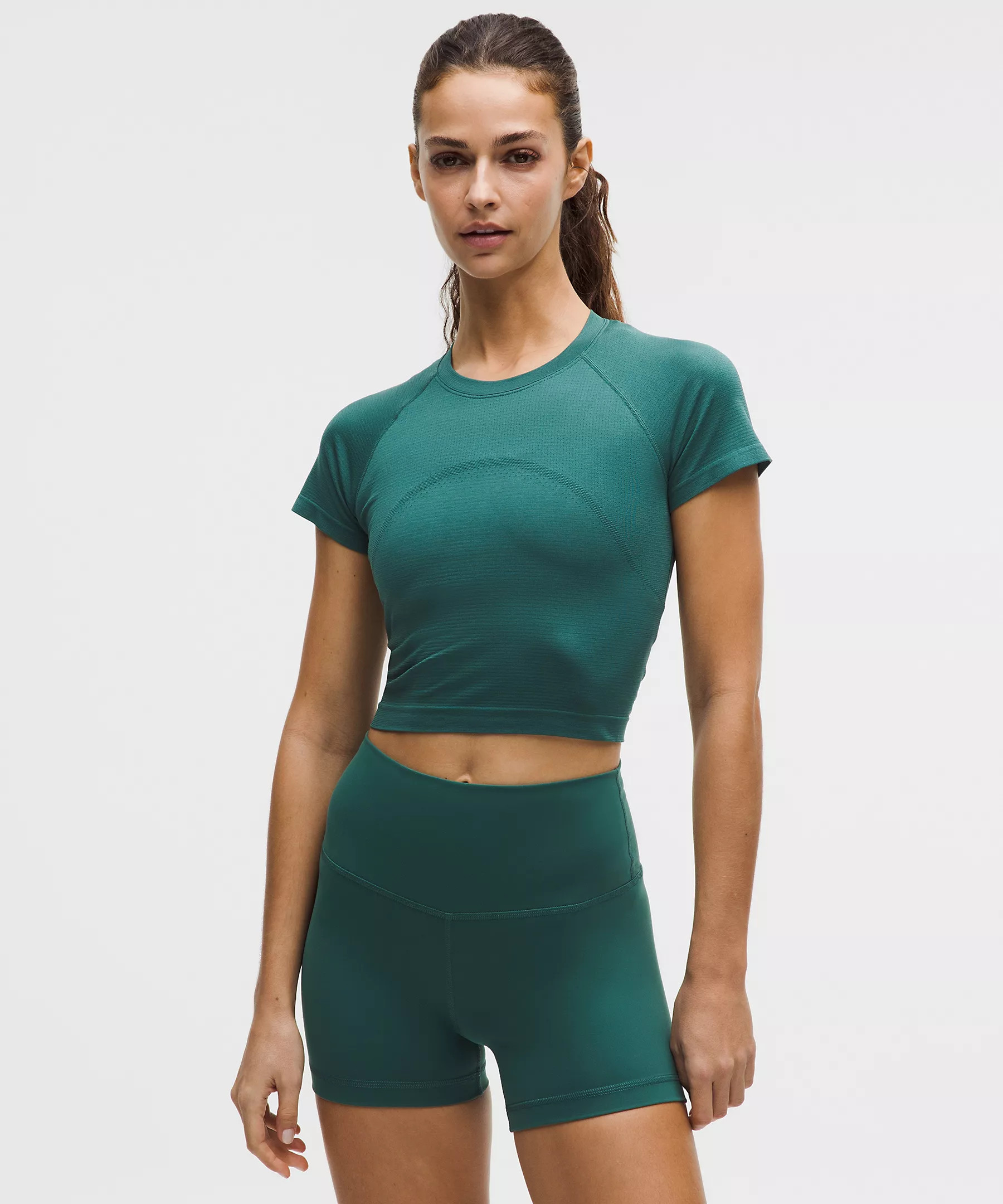 Swiftly Tech Cropped Short-Sleeve Shirt 2.0 | Lululemon (US)