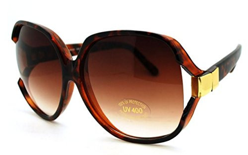 AStyles - Big Huge Oversized Vintage Style Sunglasses Retro Women Celebrity Fashion (Oversized Brown) | Amazon (US)