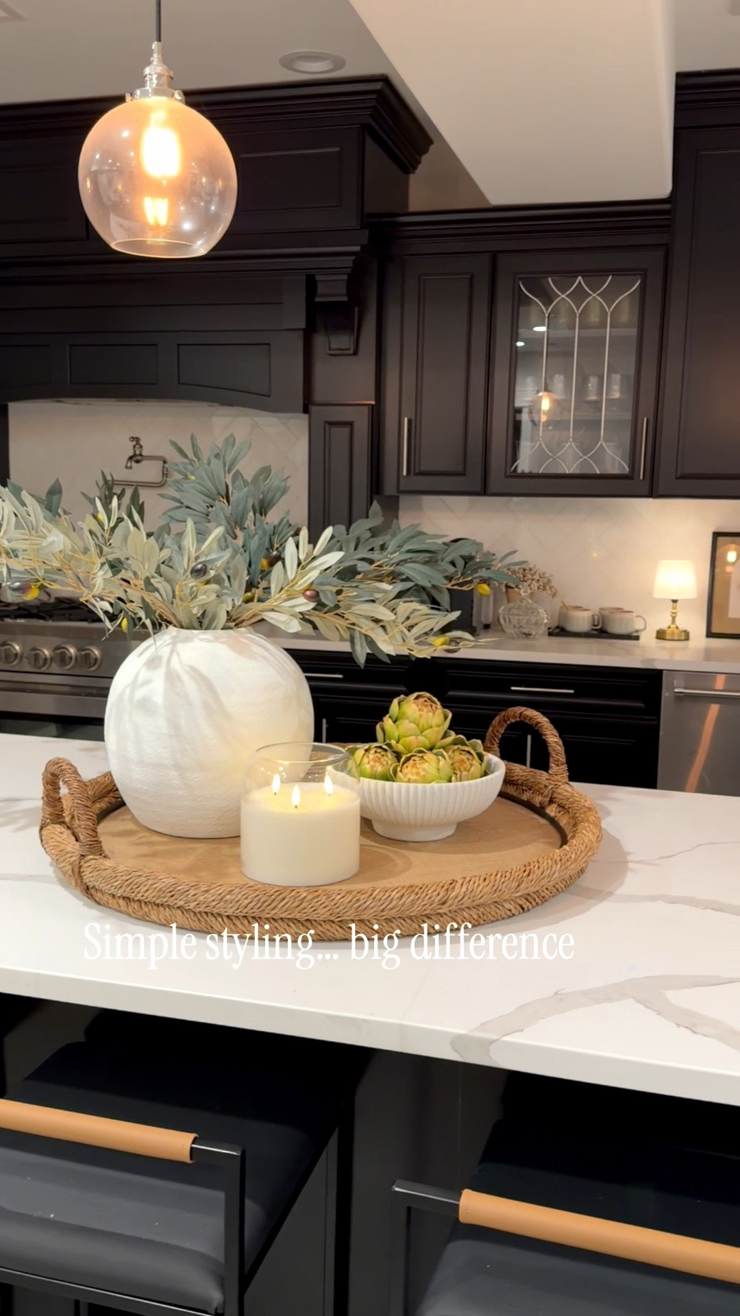 "}
This one small change makes your kitchen feel more put together 🤍

A tray + a few layered pieces instantly makes everything feel finished without adding clutter

Linked everything I used

#LTKHome