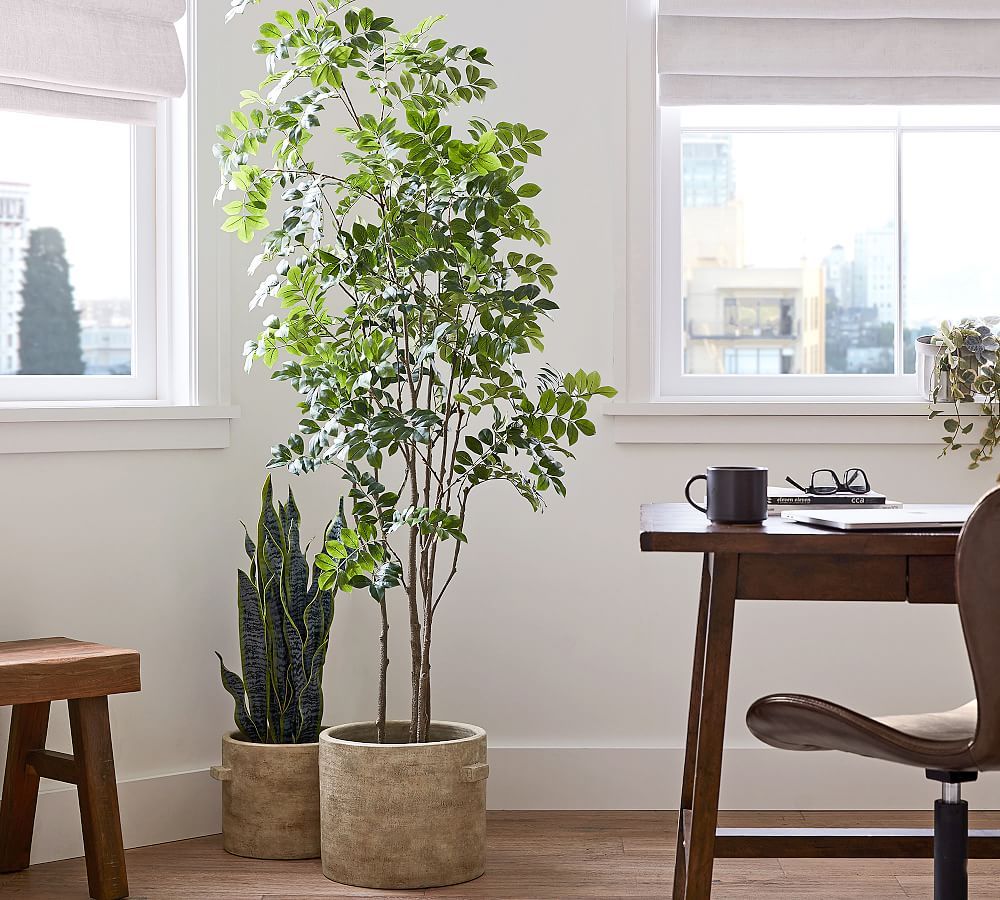 Faux Green Leaf Tree | Pottery Barn (US)