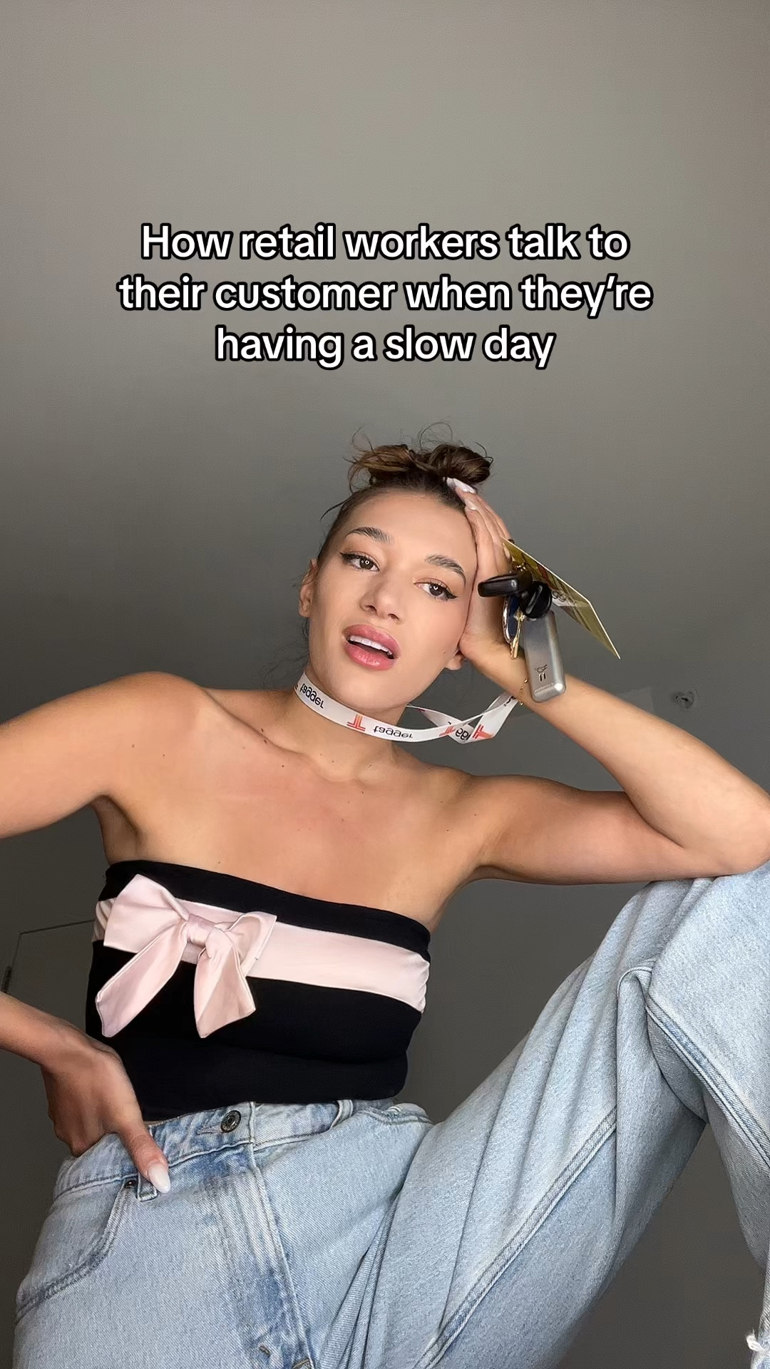 My ✨retail worker✨ skit attire 🤭

#LTKVideo #LTKGiftGuide #LTKSpringSale