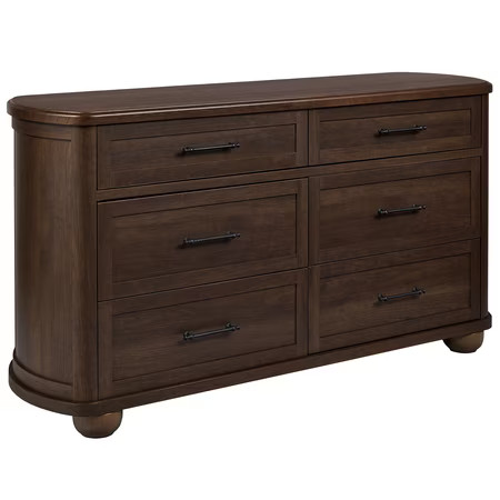 Better Homes & Gardens Ambrose 6-Drawer Dresser, Coffee Bean Finish | Walmart (US)
