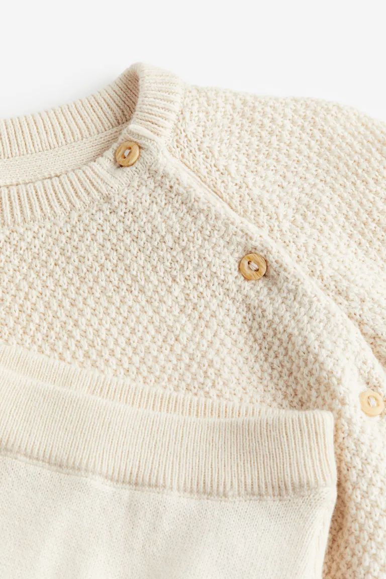 2-piece Cotton Set - Cream - Kids | H&M US | H&M (US + CA)