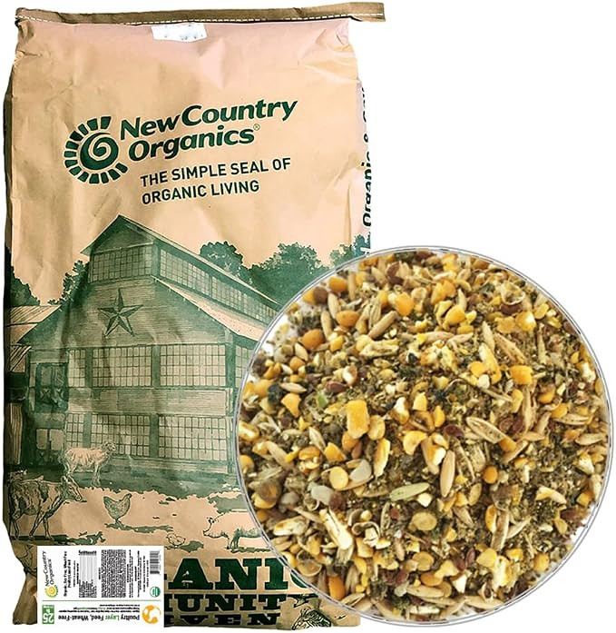 New Country Organics | Wheat-Free Chicken Feed 25lbs | Layer Feed for Laying Hens | Gluten-Free a... | Amazon (US)