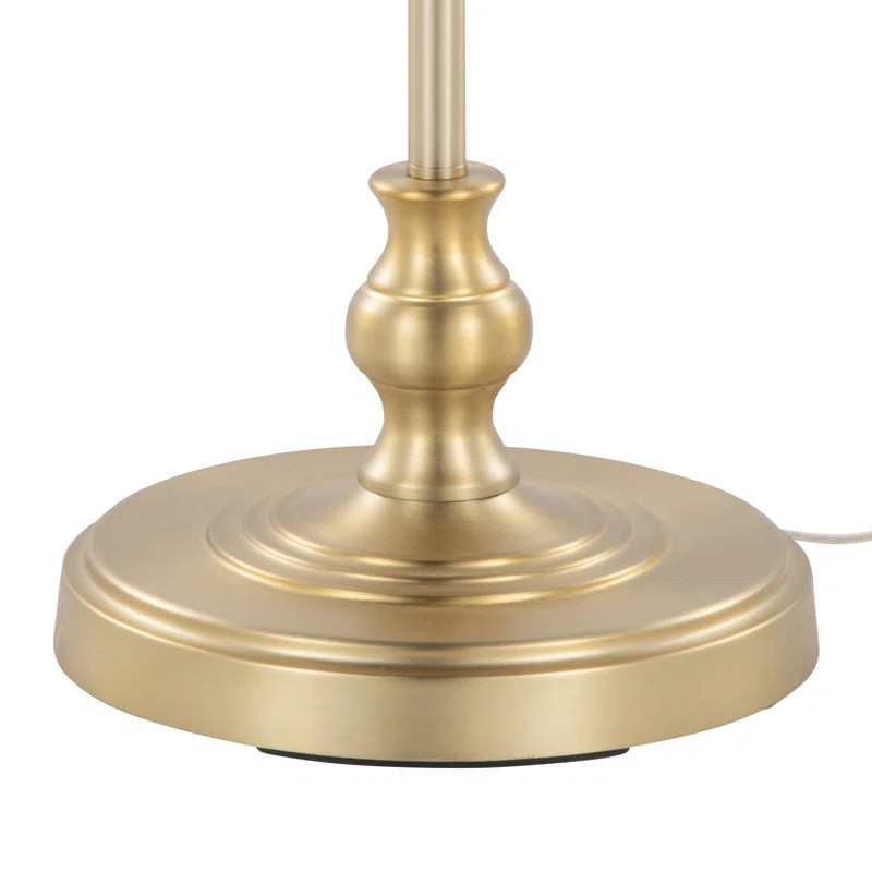 Anar 64'' Plated Gold Arched Floor Lamp | Wayfair North America
