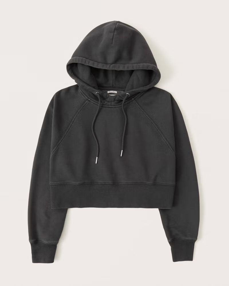 Women's softAF MAX 90s Cropped Popover Hoodie | Women's Clearance | Abercrombie.com | Abercrombie & Fitch (US)