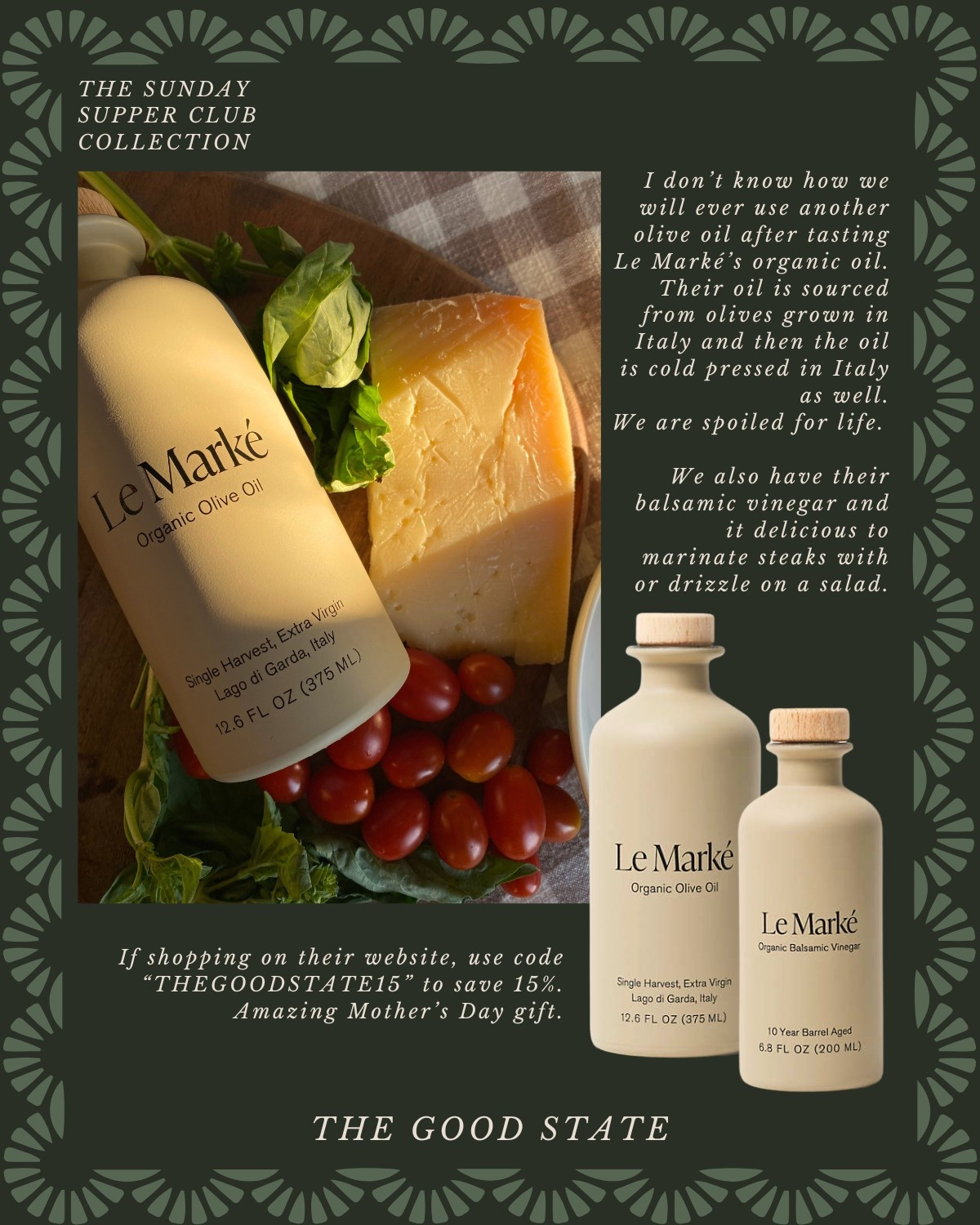 The Sunday Supper Club🍅 To the ladies who find beauty in the fragrance of fresh basil, the crunch of homemade bread and the vibrant colors of ingredients spread across the counter. For those who come alive the longer they linger around a candle-lit table with loved ones. For the ladies who are looking for a reason to set a pretty table and *finallllly* wear their new Spring dress. This collection is for you🤍

The good state, Lauren England, dinner party, hosting, under $50, Anthro, Anthropologie, dolce vita, spring fashion, spring ootd, maxi dress, Abercrombie and Fitch, wedding guest dress, empire waist dress, white dress. J crew, j crew factory, pretty, spring fashion, vacation outfit, ootd, sandals, tuckernuck, Easter outfit, kitchen, entertaining, home decor, Amazon home, Amazon finds, stripe dress, masters outfit, green dress, blue dress, McGee and co, shea McGee, quince, Le marke, Crate & Barrel Williams Sonoma

#LTKHome #LTKGiftGuide #LTKFindsUnder50