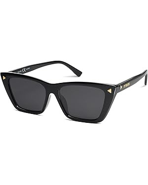 SOJOS Trendy Sunglasses Womens Cute Cat Eye Polarized Square Women Designer Shades SJ2297 | Amazon (US)