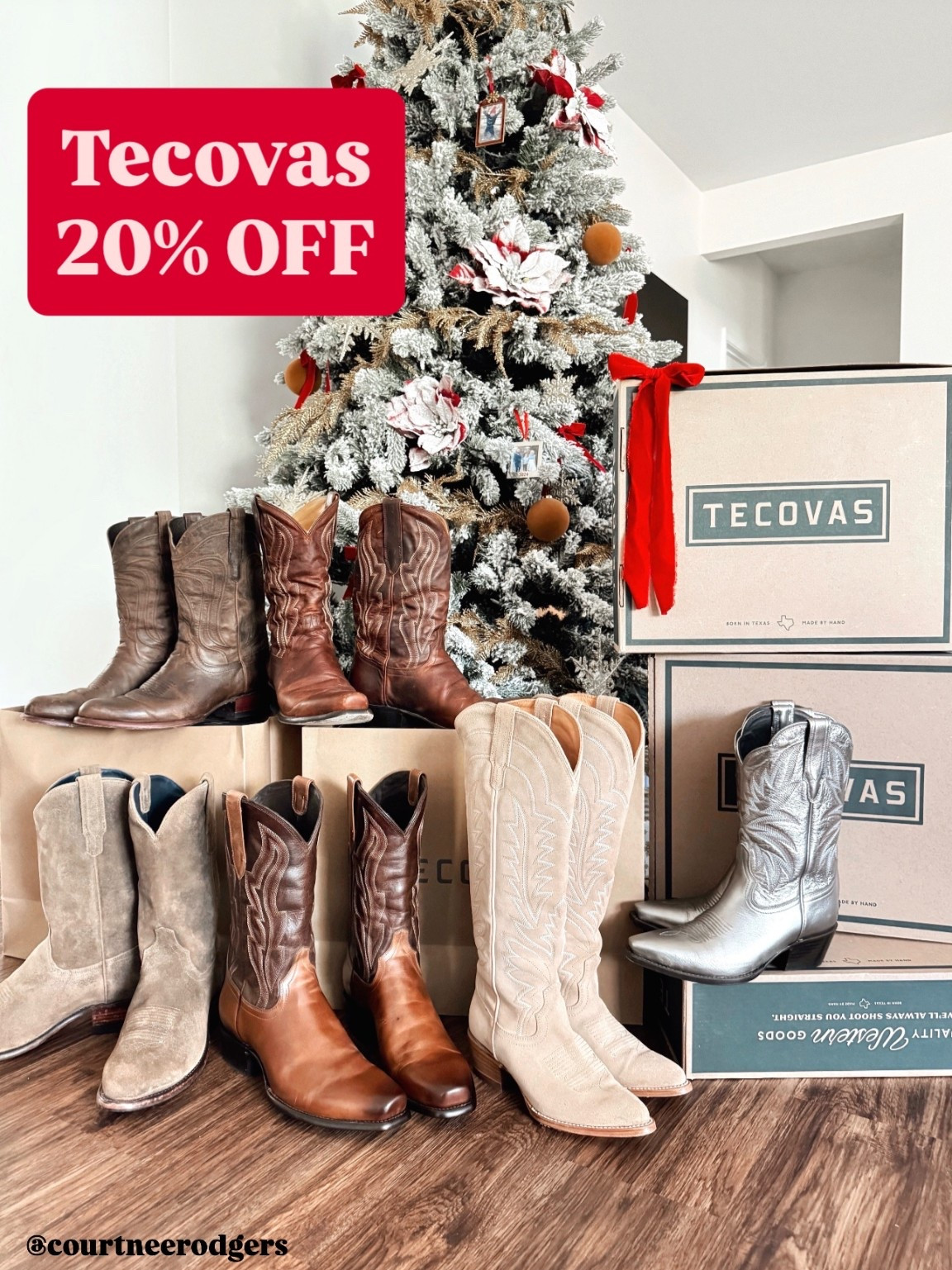 Tecovas 20% OFF: CODE: EARLYBF ❤️

Our favorite boots are 20% OFF! I got Michael a new pair of the Warren style for Christmas! He has the Cartwright and the Warren and he sizes down 1/2 size in both! (Normally size 12, but he wears an 11.5) 

I wear my true size 7.5 in the Abby, Sadie and Annie! 

Cowboy boots, western boots, Tecovas, Christmas gifts, gifts for her, gifts for him 

#LTKHoliday #LTKGiftGuide #LTKSeasonal