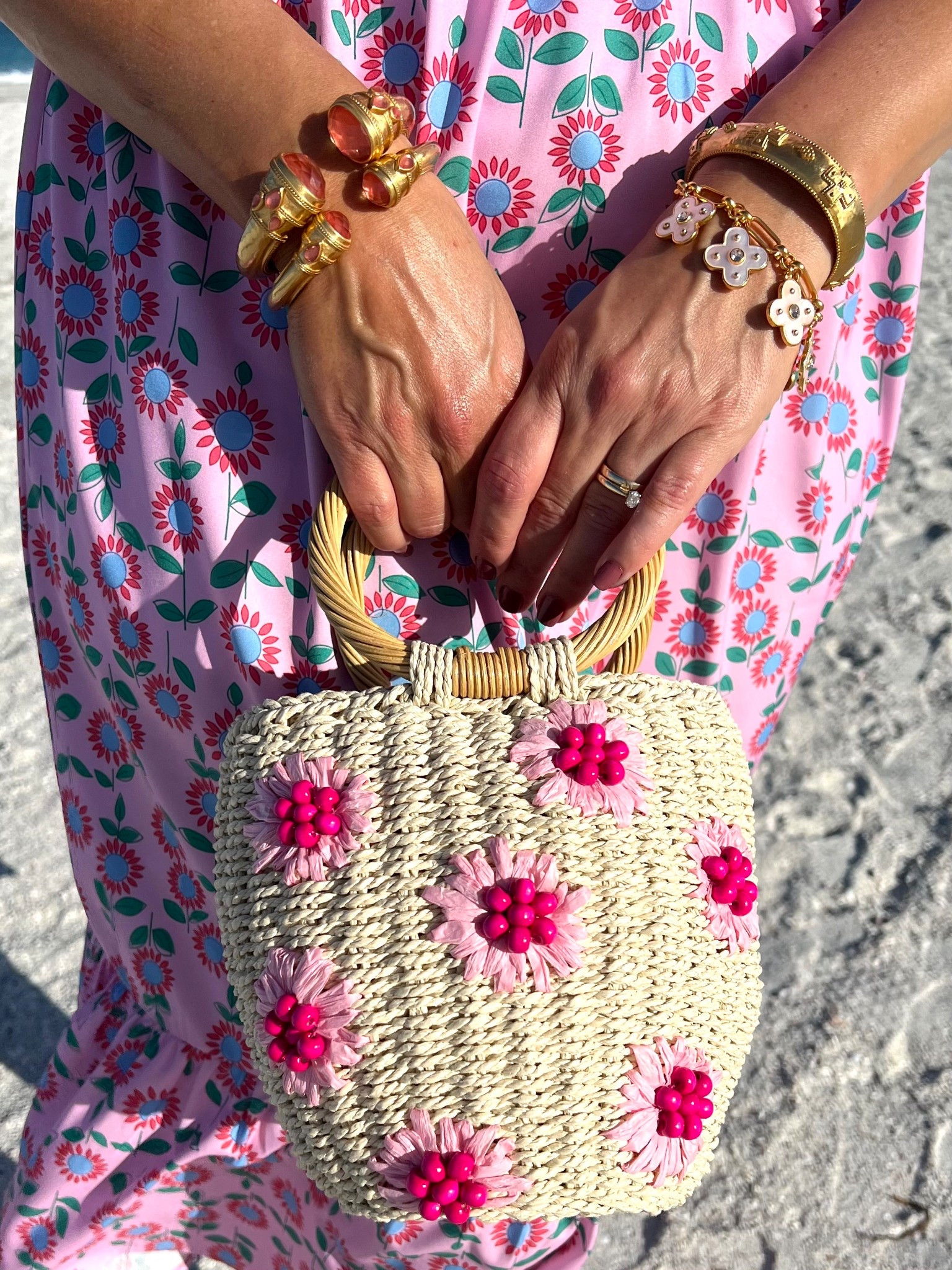 Beach vacation accessories 

Straw bag, Julie Vos bracelets




#LTKSwim #LTKTravel #LTKFestival