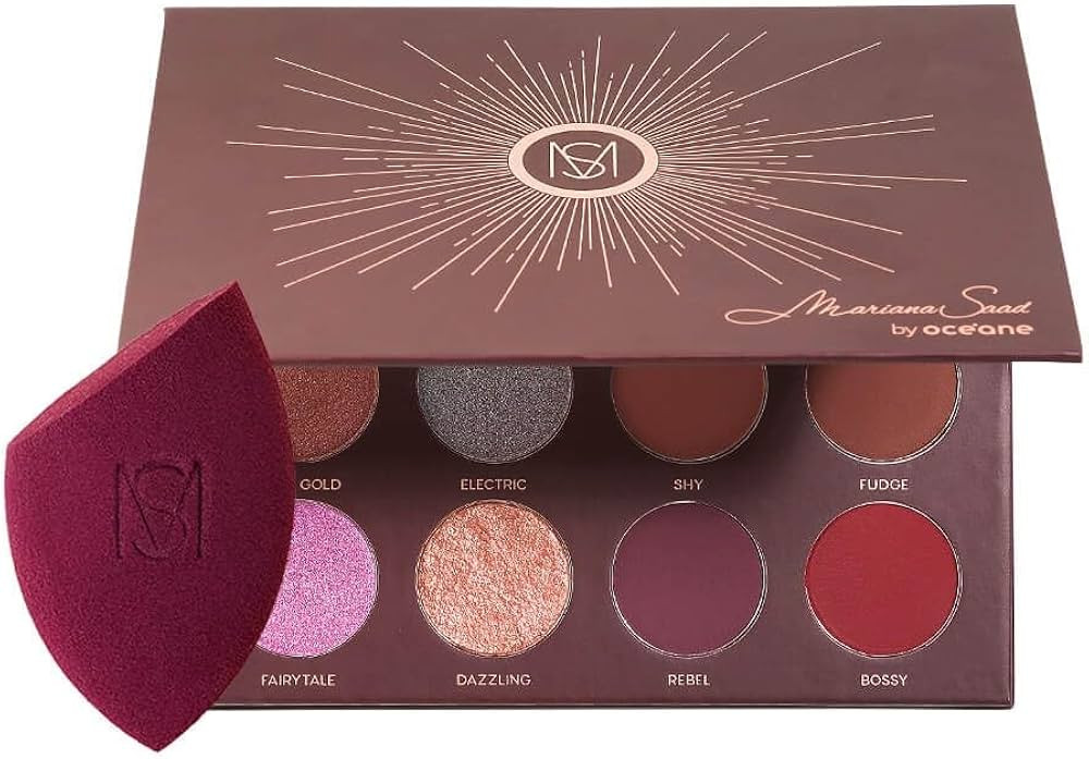 Kit de Maquiagem Mariana Saad By Oceane - Paleta de Sombras 12 Shades Mariana Saad By Océane + E... | Amazon (BR)