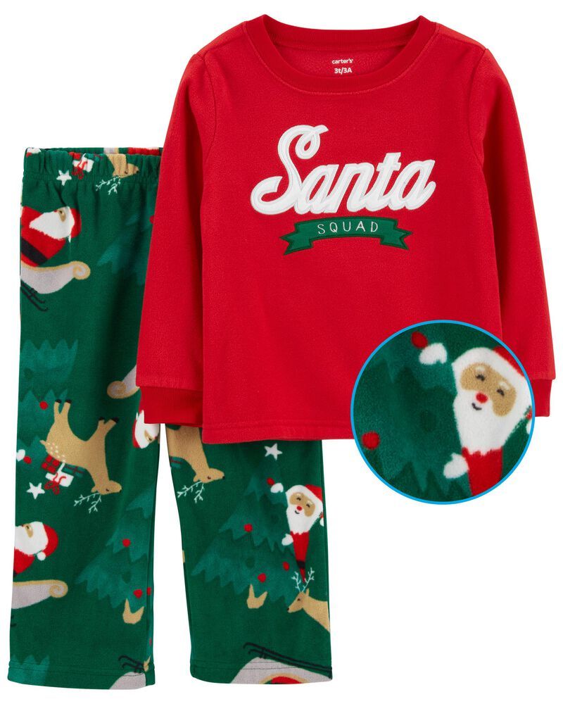 2-Piece Santa Fleece PJs | Carter's