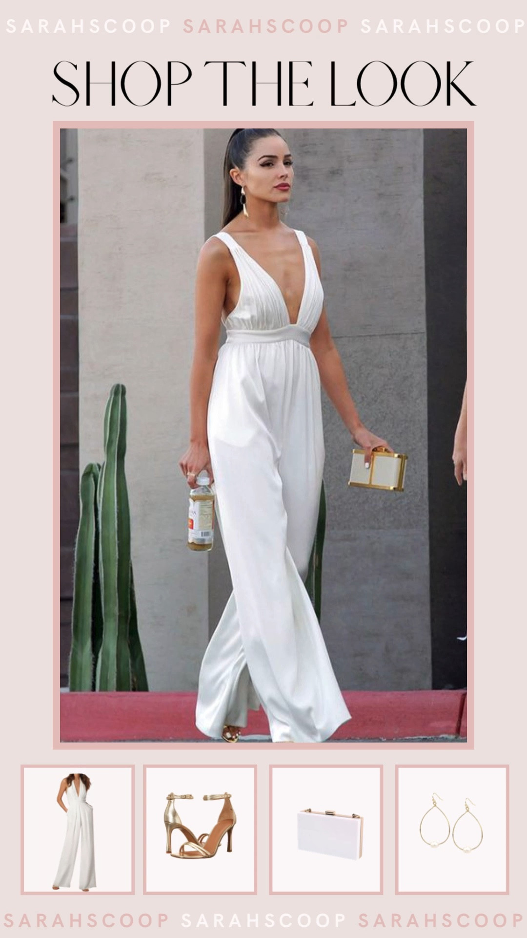 Feel like a goddess in this white jumpsuit and gold strapped heels 🌟

#LTKstyletip #LTKSeasonal #LTKFind