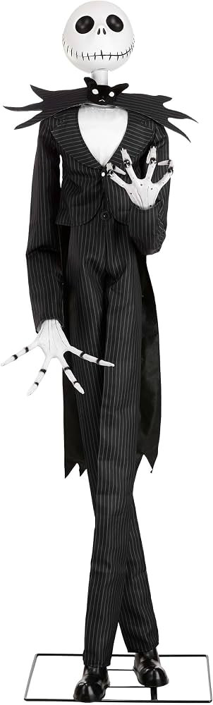 Gemmy Nightmare Before Christmas Jack Skellington 6ft Animatronic Decoration | Pumpkin King Hallo... | Amazon (US)