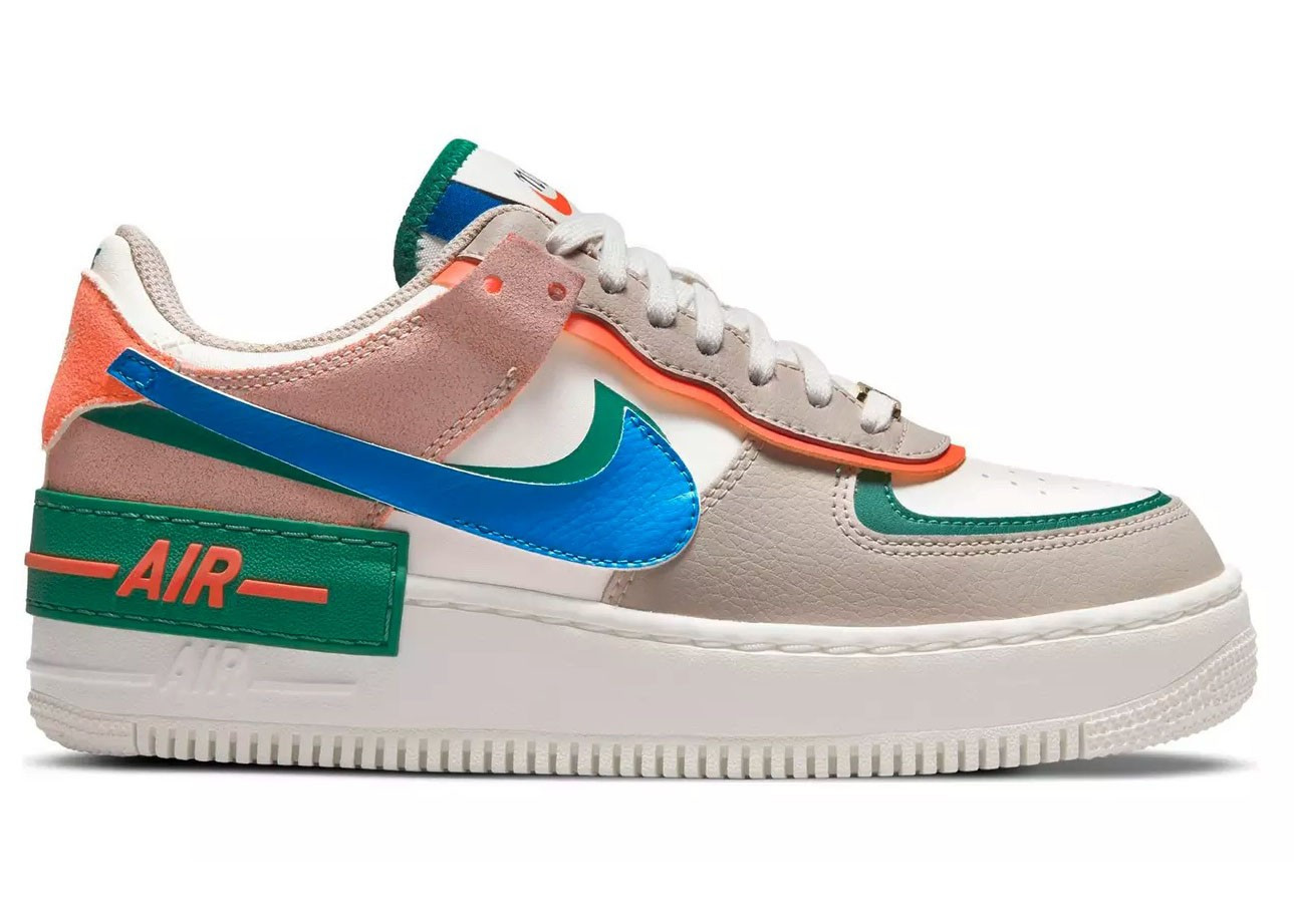 Nike Air Force 1 Low Shadow Sail Signal Blue Green (W) | StockX