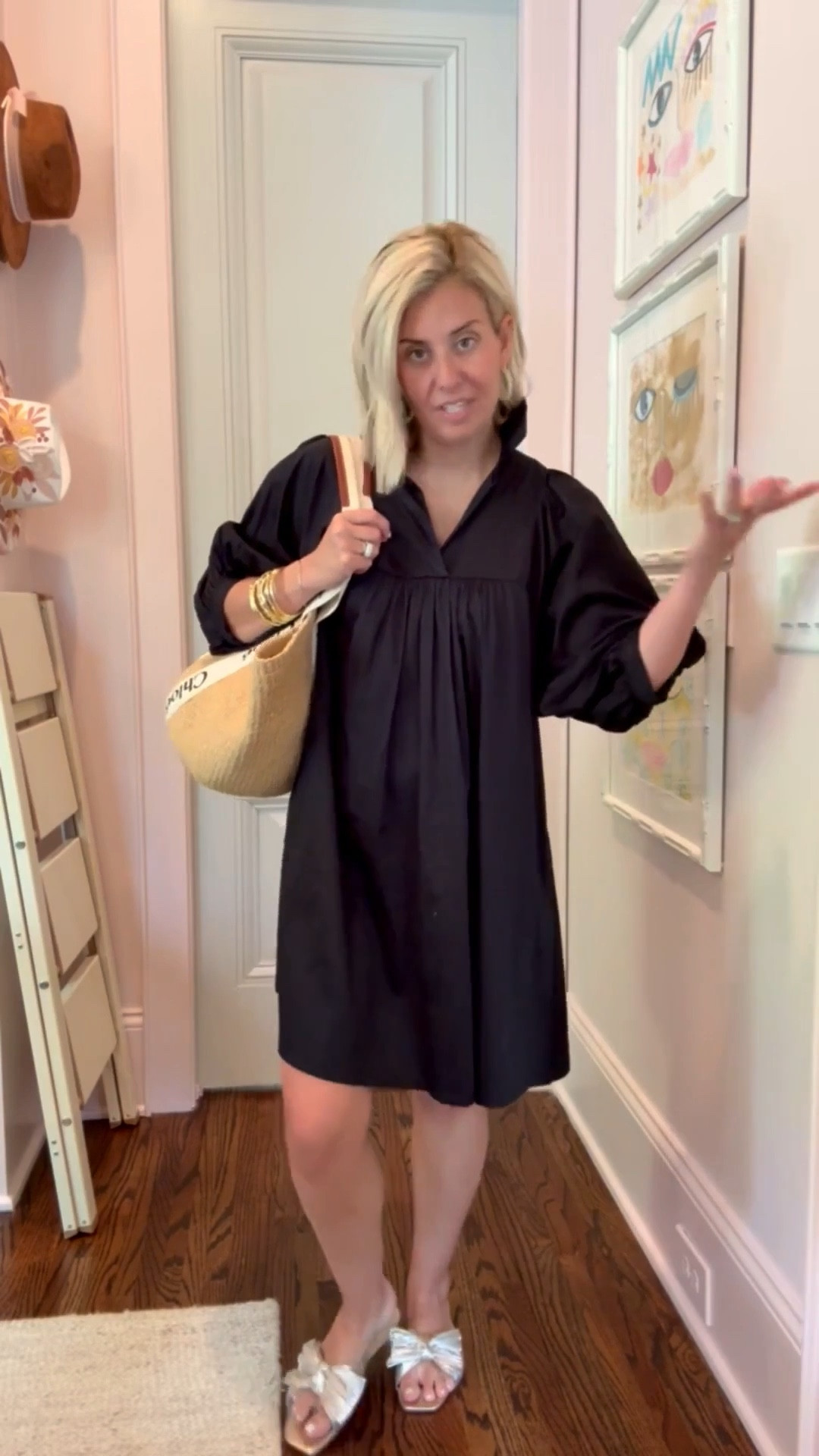I call this one my little black dress and it’s such a yes! Such a classic closet staple you will wear over & over. I’m in xs & 8 sandal.  ￼
*Use my code MIXANDMATCH10 at Emily McCarthy 

#LTKmomlife #LTKdayinmylife #LTKOver40