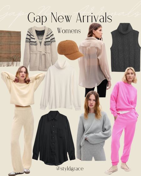 Gap new womens arrivals 🤍

Fall outfits, fall date night outfits, pink athleisure outfit, pink outfit, black fall outfit, sleeveless turtleneck, date night look, dressy date night outfit, casual fall outfit, simple fall outfit, neutral fall sweater, neutral fall outfit 

#LTKfindsunder100