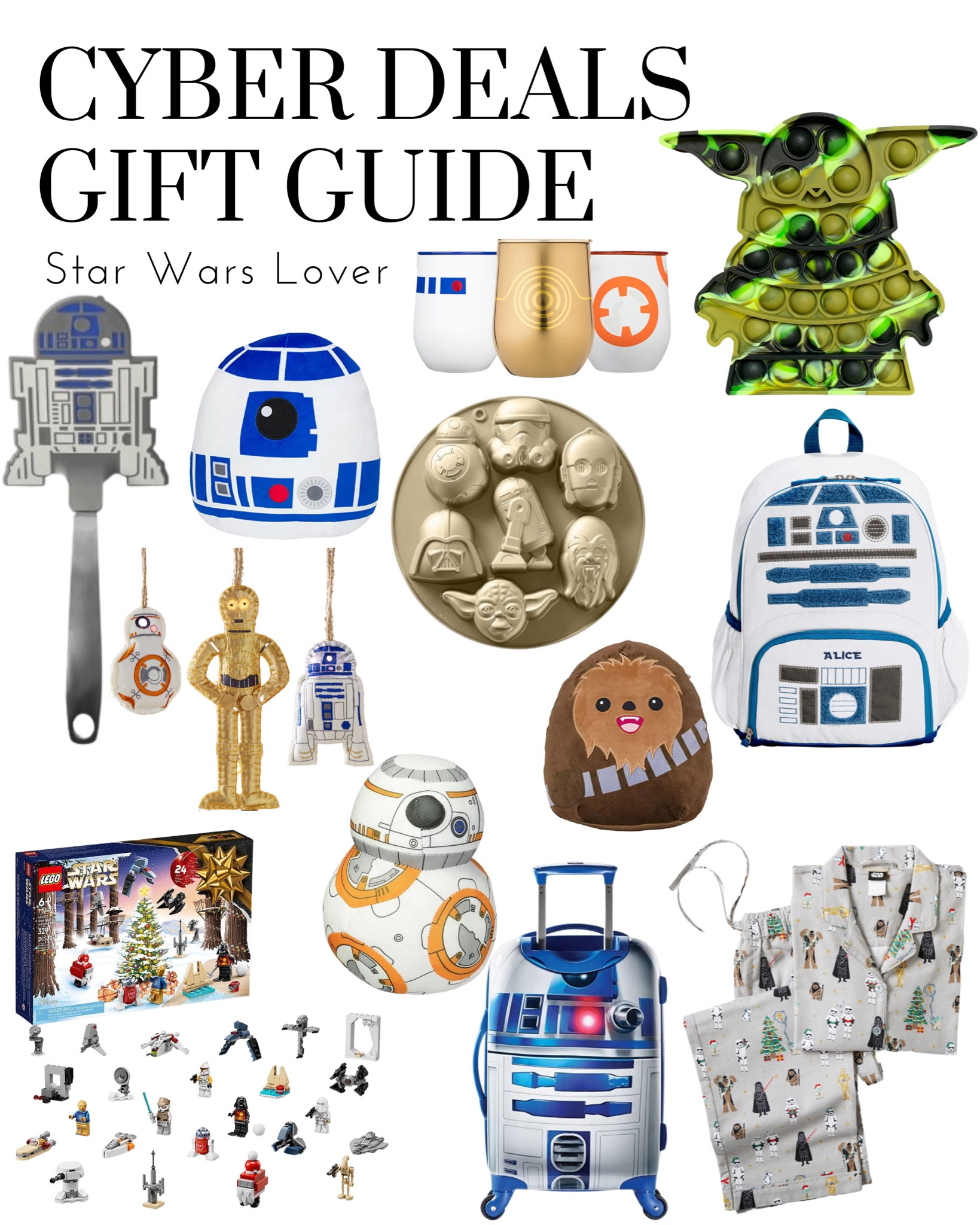 💚CYBER DEALS GIFT GUIDE: For the Star Wars Lover💚 Shop my top #BlackFriday list for all things Star Wars! Everything from ornaments, backpacks, clothing, toys, AND MORE!!💫