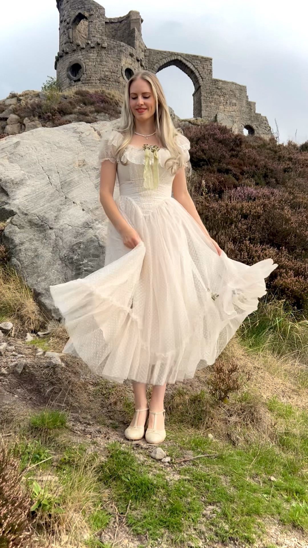 Wearing the dreamiest princess dress by @lacemadeofficial 🤍✨ AD 

#lacemade #vintage #fairytale #princess #castle

#LTKstyletip #LTKdresses #LTKmodest