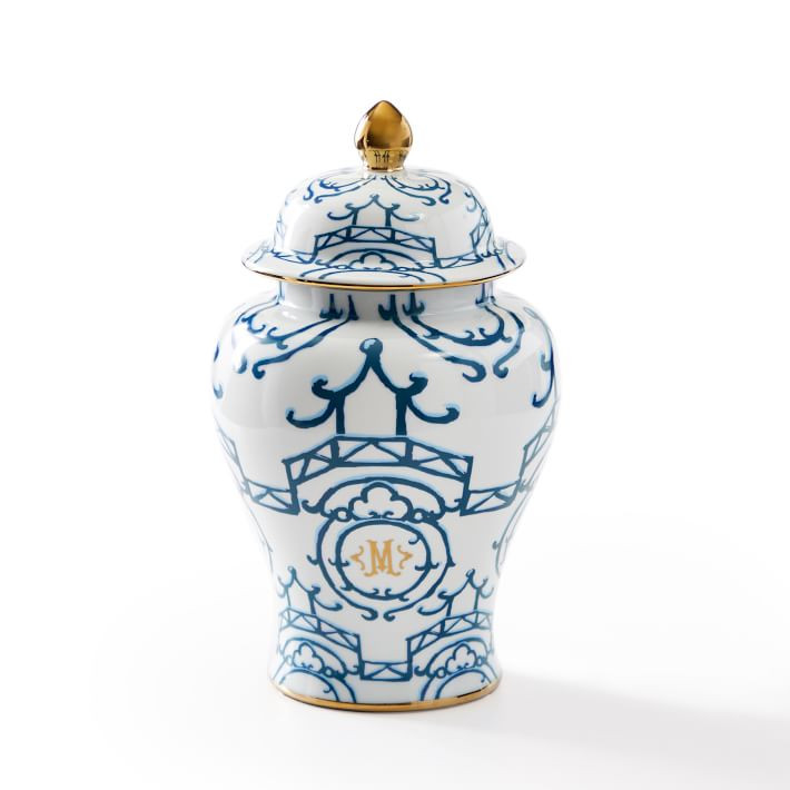 Mark & Graham x Dana Gibson Pagoda Ginger Jar, Medium | Mark and Graham