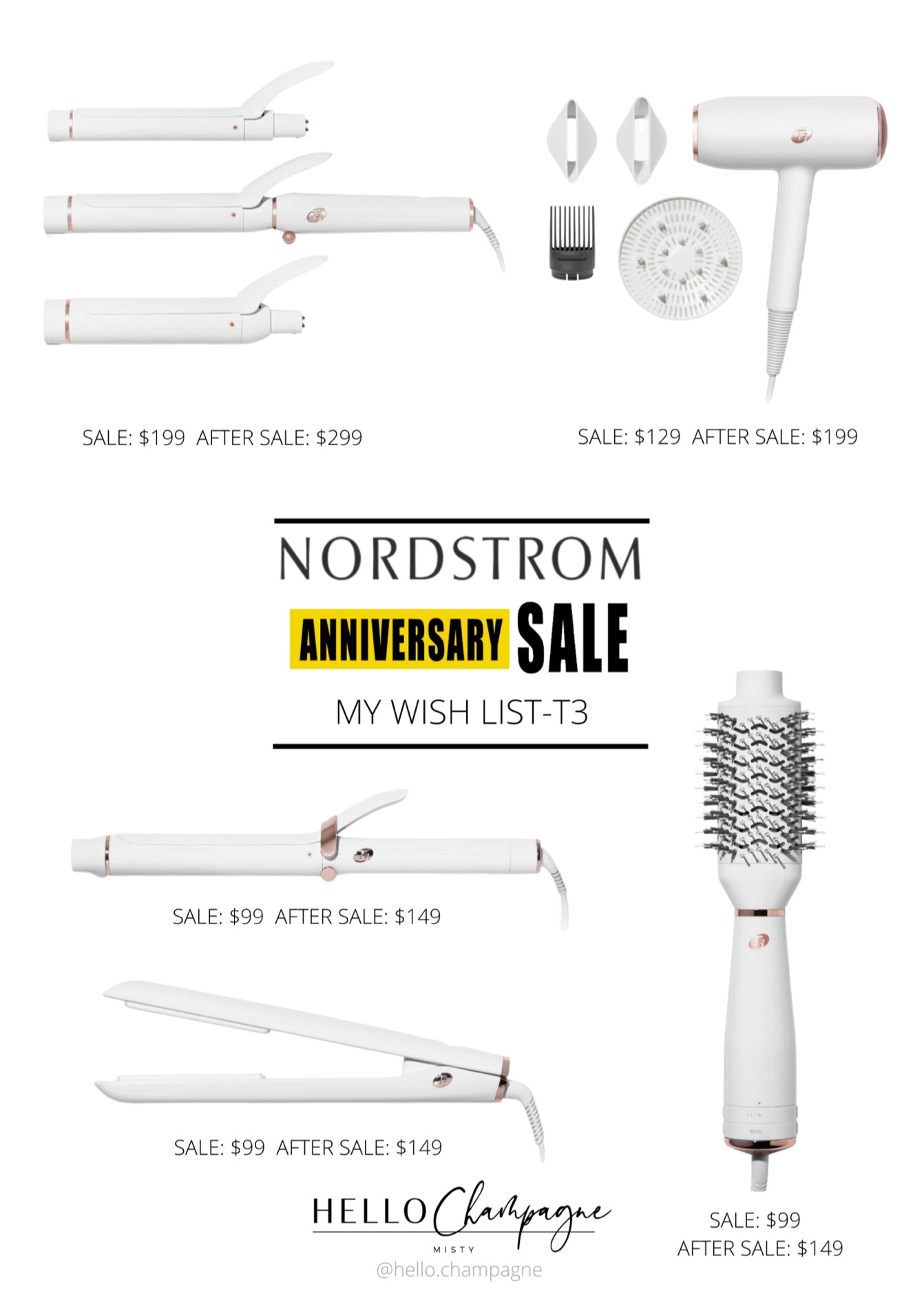💛Nordstrom Anniversary Sale💛 T3 Hair Dryers and Styling Tools 

#LTKxNSale #LTKBeauty