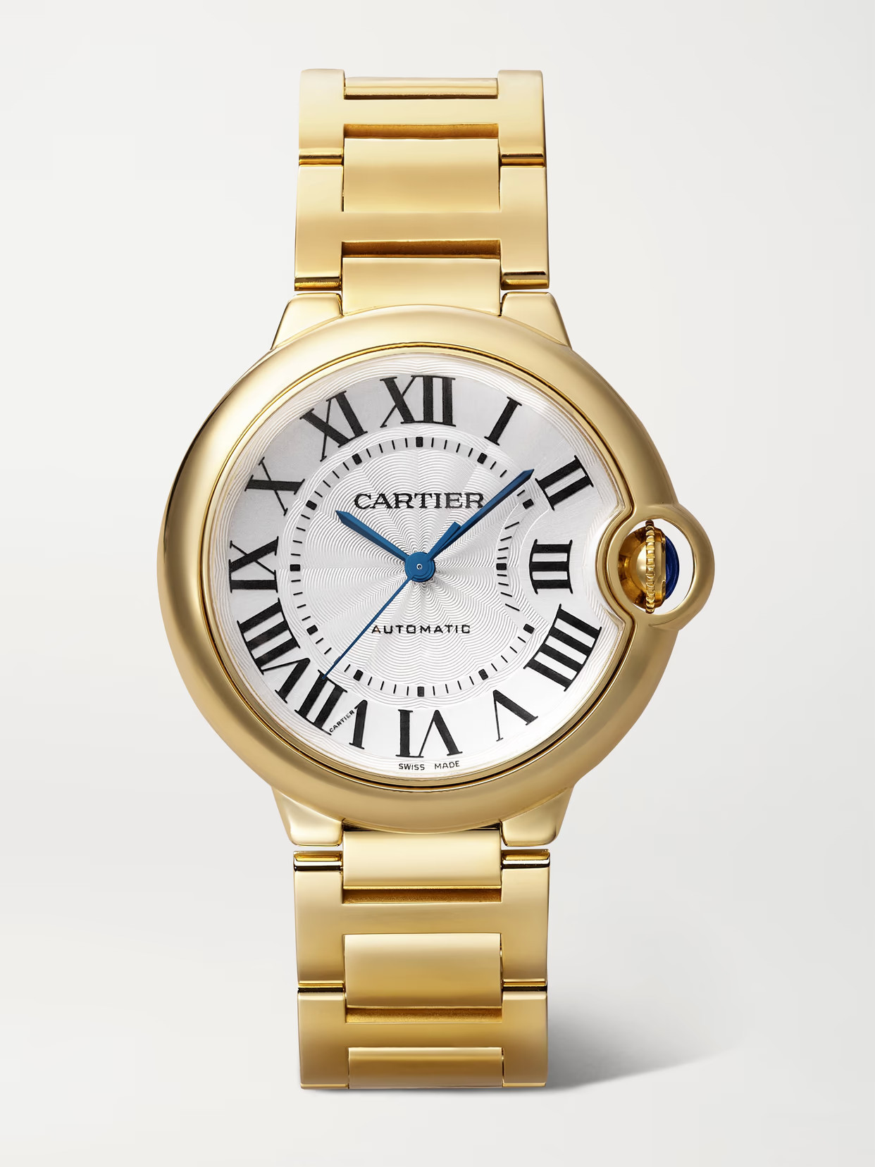 Cartier - Ballon Bleu De Cartier Automatic 36mm 18-karat Gold Watch - One size | NET-A-PORTER (US)