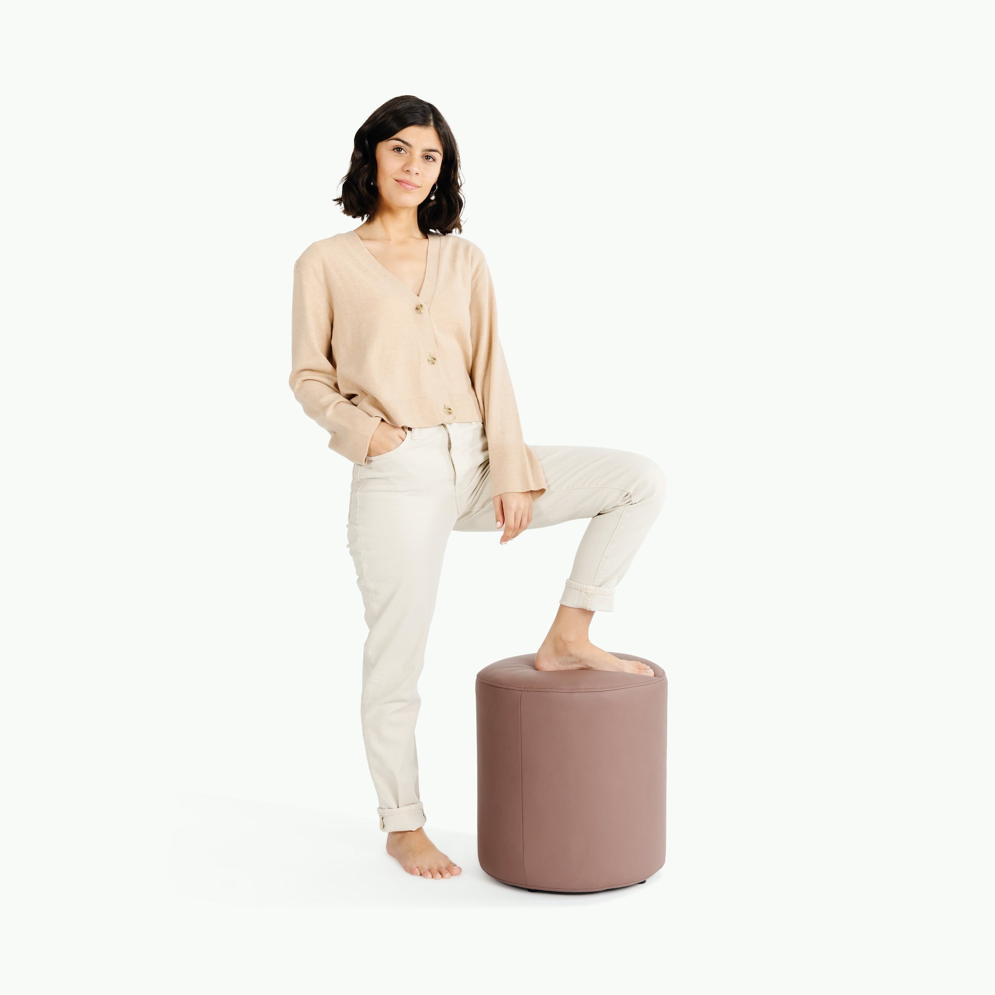 Ottomans - Currant / Square | Gathre