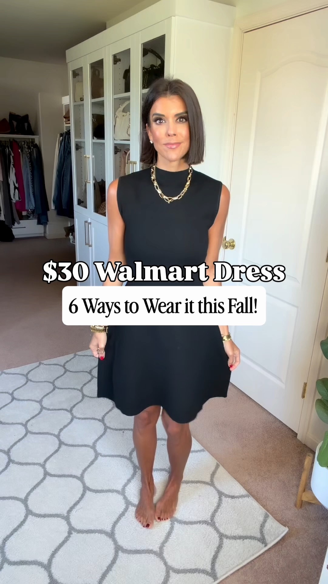 6 ways to style this $30 Walmart dress! I’m 5’5 and in size xs. Size xs in plaid jacket, small in everything else.

#LTKootd #LTKmomlife #LTKSeasonal