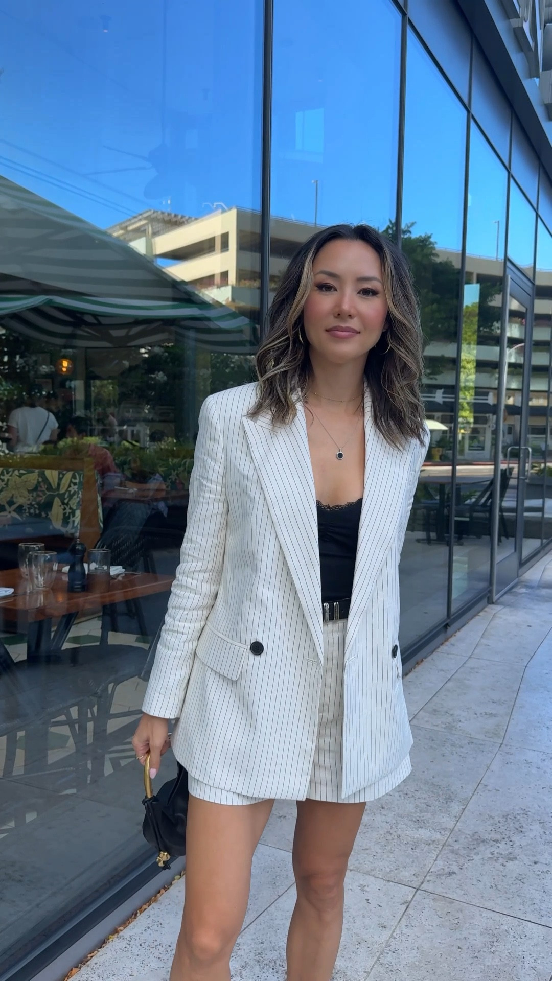 This short suit is so perfect for summer and 20% off! So is my cute bag! And my heels are under $100! Wearing the suit in size 00, both top and bottom , shoes are true to size 

#LTKSaleAlert #LTKWorkwear #LTKxMadewell
