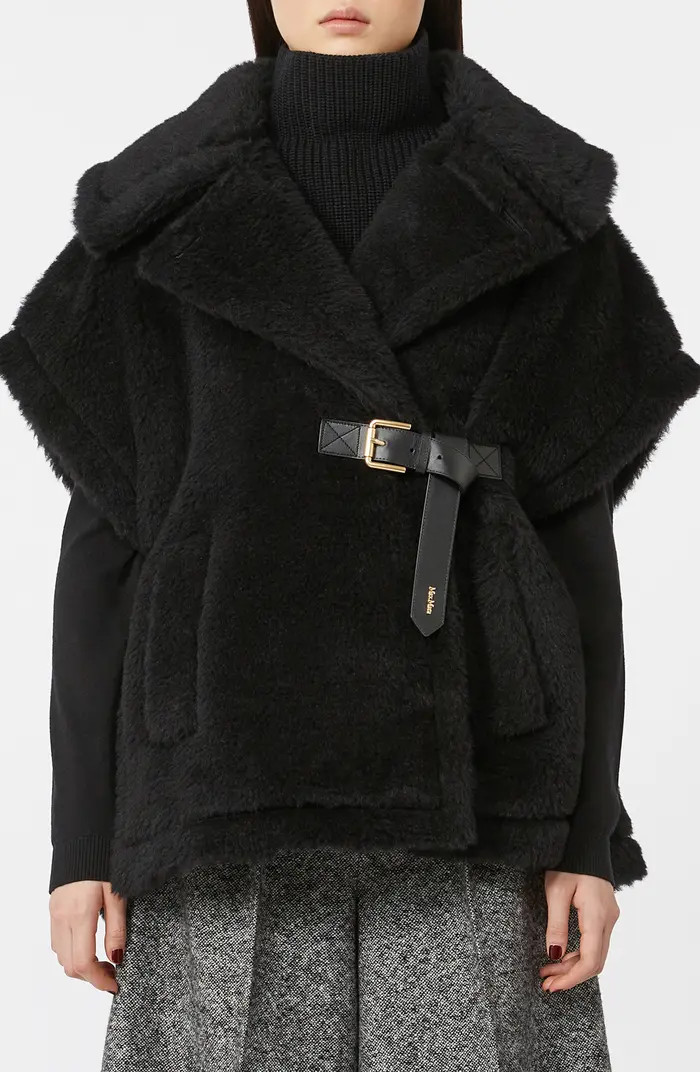 Belted Teddy Bear Cape | Nordstrom