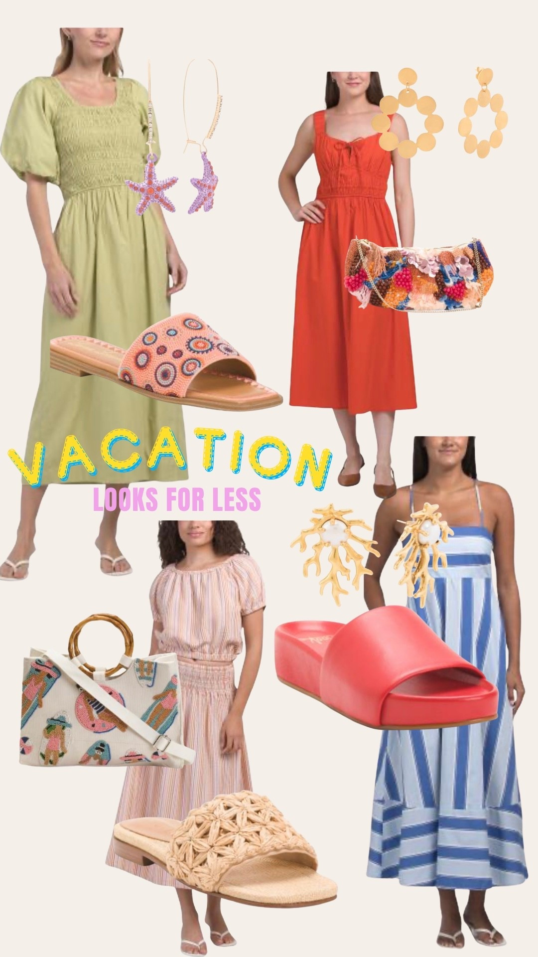 Hey Maxxinista’s ✨ Looking for some stylish getaway fits? Well, look no further, these TJMaxx looks for less are just what your vacation wardrobe needs! Colorful, elevated and affordable 🙌🏻

#LTKootd #LTKSaleAlert #LTKTravel