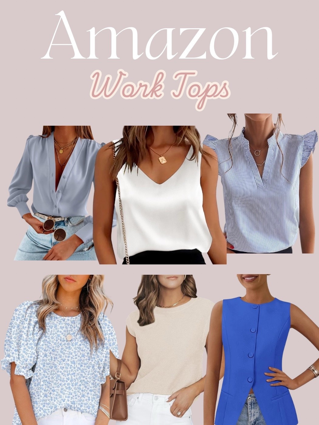 Summer Work outfits from Amazon 
Summer workwear, capsule wardrobe, summer business casual, 

| teacher | amazon teacher | amazon prime | neutrals | office outfit | corporate outfits | amazon teacher outfits | back to school | amazon back to school | workwear | business casual | matching set| work blouse | purses | bags | jewelry | accessories | fall fashion | summer fashion| teacher fashion | teacher style | kindergarten teacher | elementary school teacher | elementary teacher | student teacher | summer | summer | summer fashion | summer fashion amazon | amazon fashion | amazon style | amazon favorites | best of amazon prime | best of amazon | amazon best sellers | dress | amazon dress | dresses | amazon dresses | work wear | workwear
  blouse | amazon blouse | amazon work wear | dress pants | romper | work pants | jumpsuit | overalls | skirt | long skirt | work skirt | 
#amazon #amazonprime #teacher #teacheroutfits #backtoschool

#LTKootd #LTKSaleAlert #LTKWorkwear