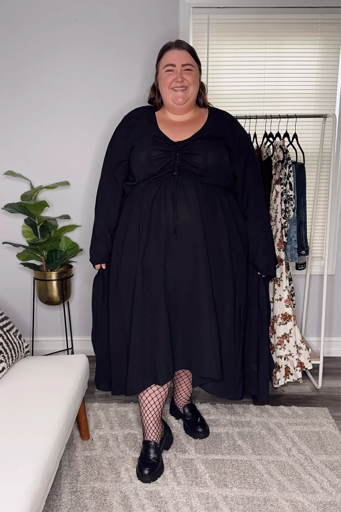 Plus Size - Black Lace Tights - Torrid