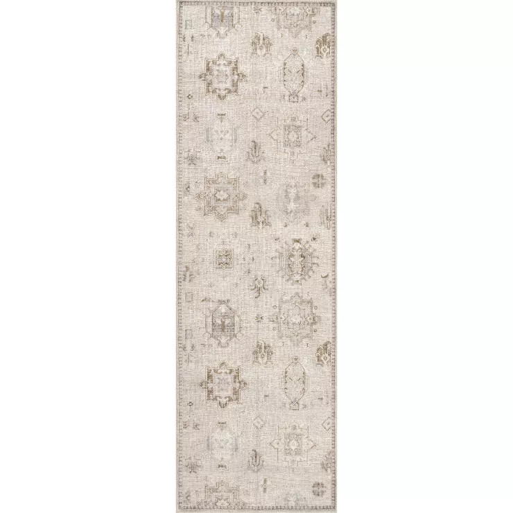 nuLOOM Krystin Distressed Machine Washable Area Rug | Target