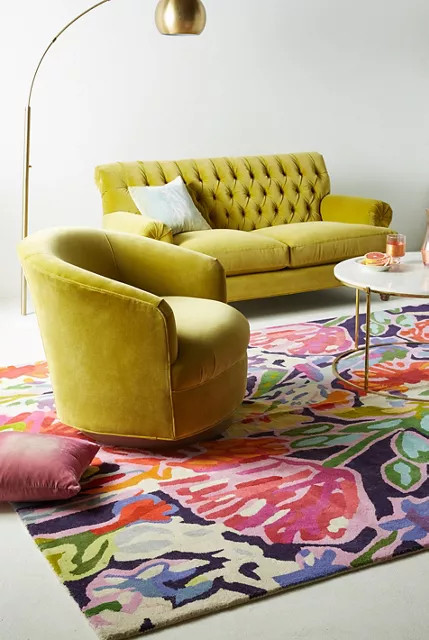 Amoret Swivel Chair | Anthropologie (US)