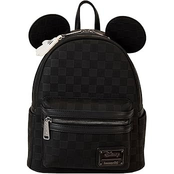 Loungefly Mickey Mouse Checkered Texture Mini Backpack | Amazon (US)