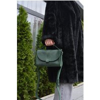 Green Leather Crossbody Bag, Handbag, Personalized Cross Body Bags For Women, Minimalist Shoulder Bag, Handmade Bag | Etsy (US)