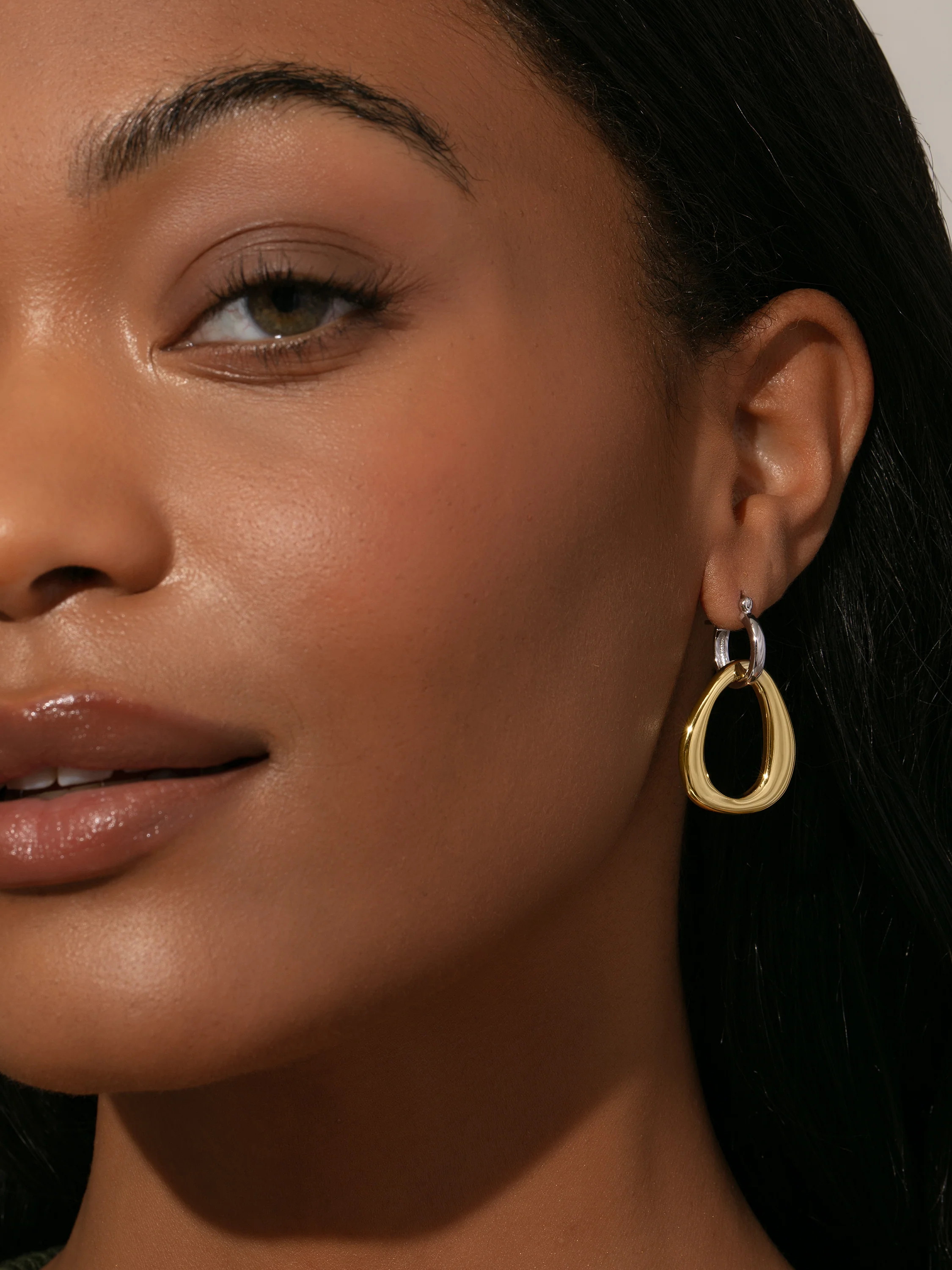 Vermeil Sterling Silver Mixed Statement Hoop Earrings | Uncommon James | Uncommon James