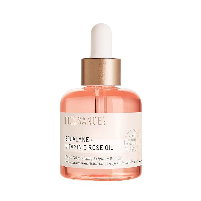Biossance Squalane + Vitamin C Rose Oil. Facial Oil to Visibly Brighten, Hydrate, Firm and Reveal... | Amazon (US)