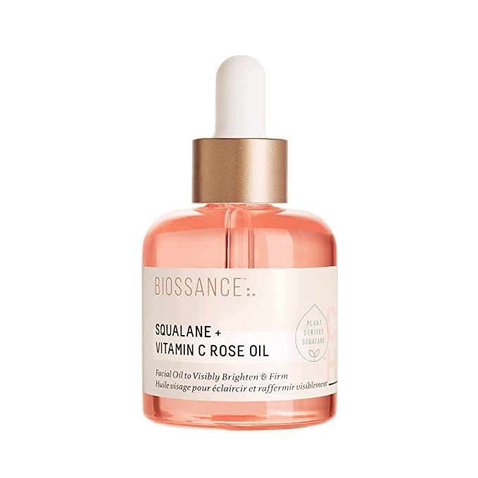 Biossance Squalane + Vitamin C Rose Oil. Facial Oil to Visibly Brighten, Hydrate, Firm and Reveal... | Amazon (US)