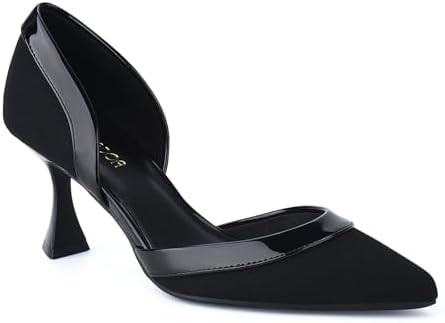 JENN ARDOR Women's Pumps Low Heels Pointed Closed Toe Kitten Dress Shoes for Women Comfortable St... | Amazon (US)