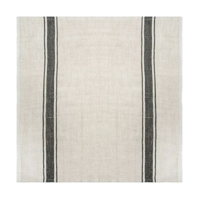 Marseille Linen, Cotton Striped Square Napkin | Wayfair North America