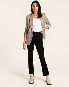 9" demi-boot crop jean in stay black wash | J. Crew US