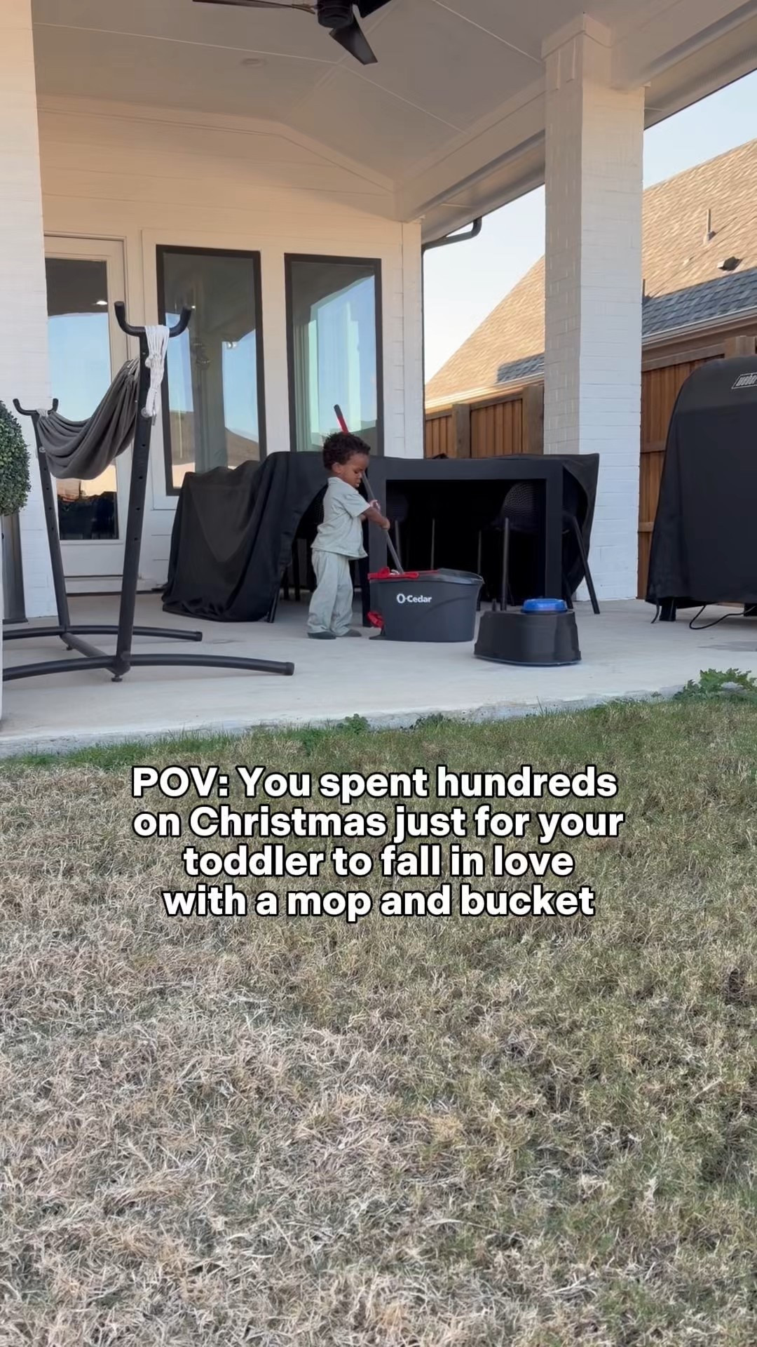 Expensive toys ❌ Mop & bucket ✅

#LTKmomlife #LTKdayinmylife #LTKHome
