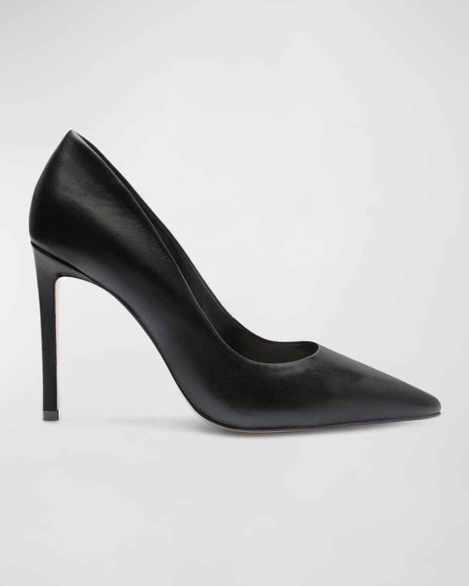 Schutz Lou Leather Stiletto Pumps | Neiman Marcus