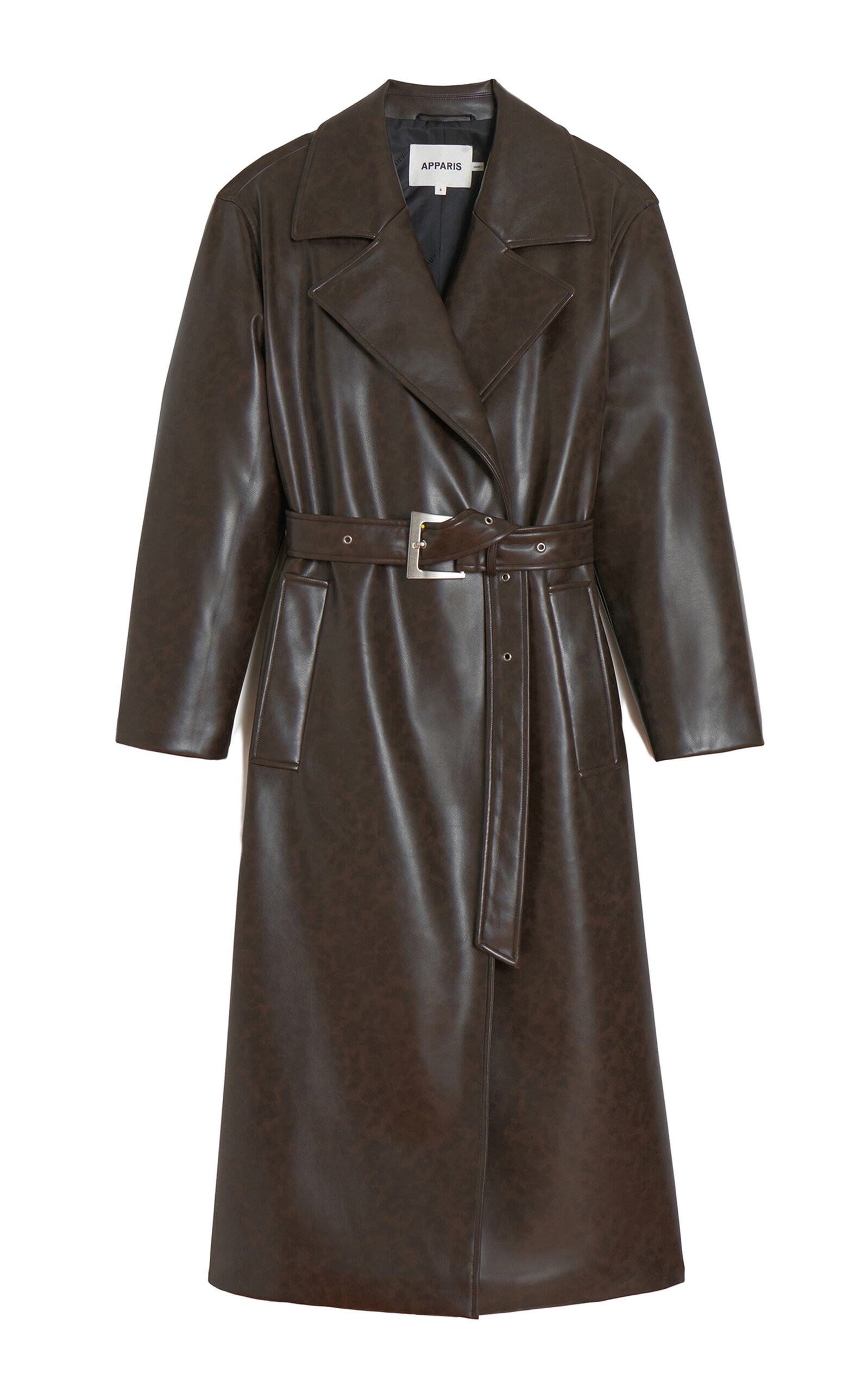 Tate Recycled Leather Trench Coat | Moda Operandi (Global)