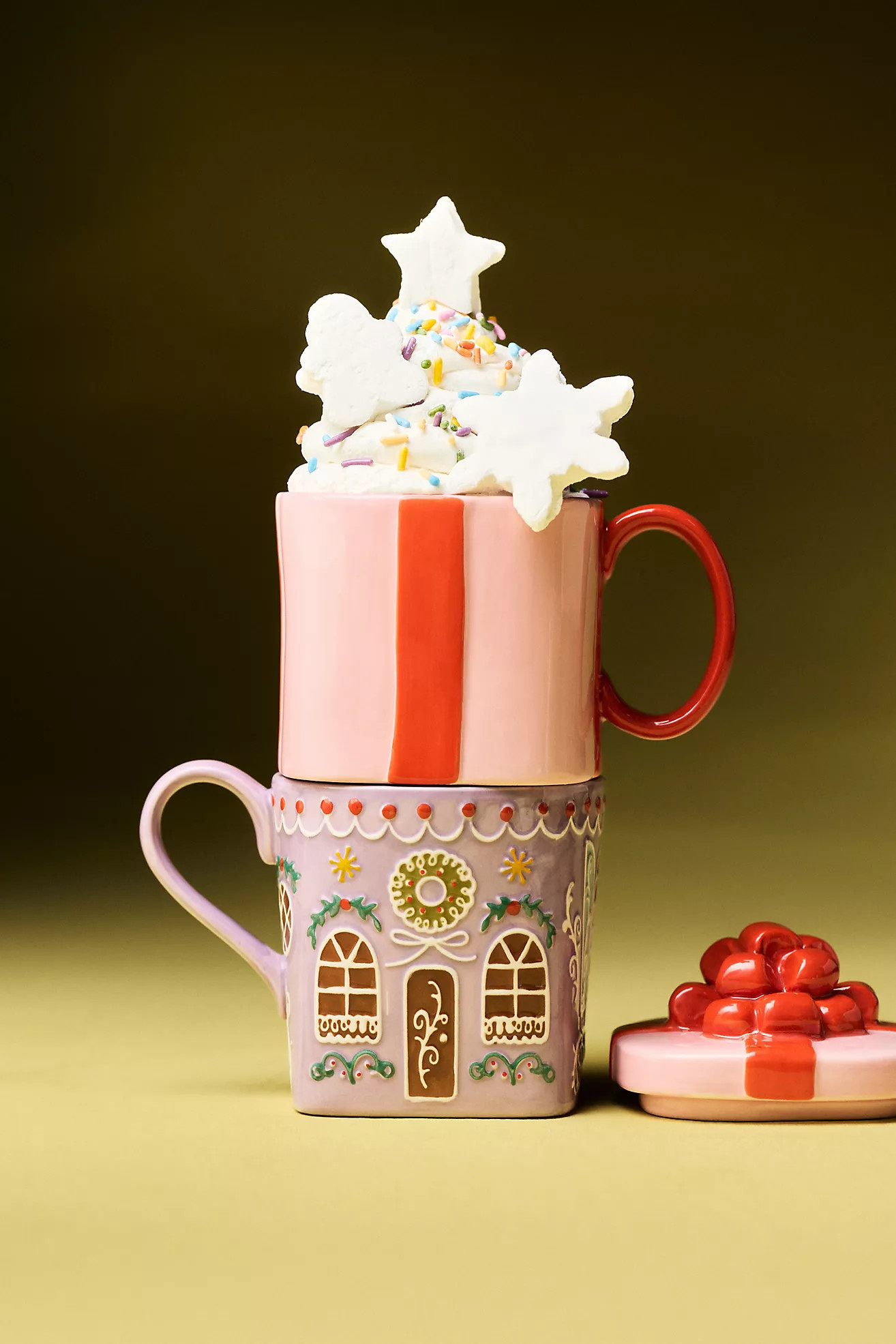 Cadeau Lidded Stoneware Mug | Anthropologie (US)