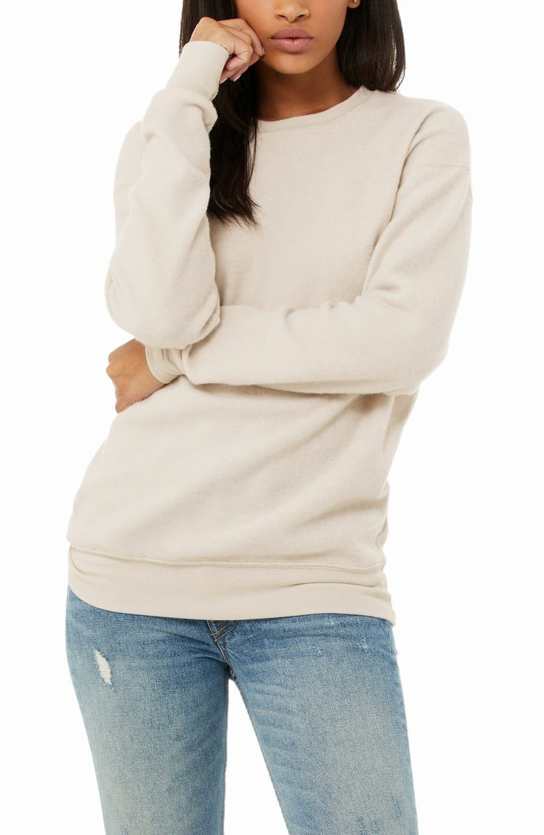Sueded Crewneck Sweatshirt | Nordstrom