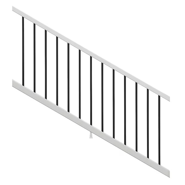 Trex Enhance 6-ft x 36-in Classic White Composite Deck Stair Rail Kit | Lowe's